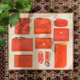 [French calf] <br>glasses case<br>color: orange