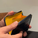 [Ai dyed crocodile] <br>Half L zip wallet<br>[Made to order]