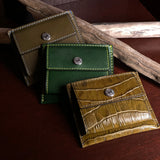 [Yamato] <br>mini snap wallet<br>color: tartan green<br>[Made to order]