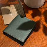 [French calf] <br>mini pure bill<br>color: dark green