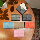 [French calf] <br>belt card case<br>color: navy