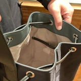 [Rich French]<br>one shoulder backpack<br>color: black