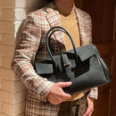 [Shrink leather]<br>Voyage M bag<br>color: Black
