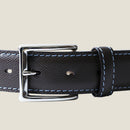 [French calf] <br>35mm belt<br>color: Dark brown