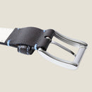 [French calf] <br>35mm belt<br>color: Dark brown
