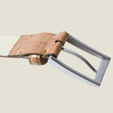 [Salvage PROJECT]<br>[Croc pattern leather] <br>35mm belt <br>color: camel