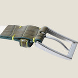 [Salvage PROJECT]<br>[Croc pattern leather] <br>35mm belt<br>color: khaki