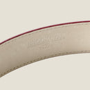 [クロコパターンレザー] <br>35mmベルト<br>color:ワインレッド