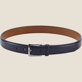 [キップレザー] <br>30mmベルト<br>color：ネイビー