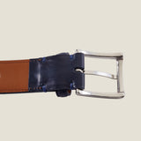 [キップレザー] <br>30mmベルト<br>color：ネイビー