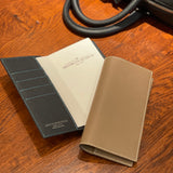 [French calf] <br>pocket size notebook cover<br>color: taupe