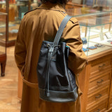 [Rich French]<br>one shoulder backpack<br>color: navy