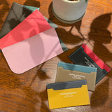 [French calf] <br>glasses case<br>color: dark brown
