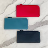 [French calf] <br>L zip long wallet<br>color: navy<br>[Scheduled to arrive in mid-August]