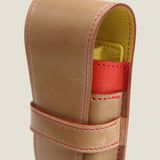 [Gloss cordovan] <br>3 pen case<br>color: beige<br>[Made to order]