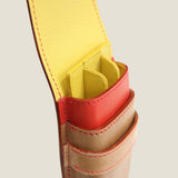 [Gloss cordovan] <br>3 pen case<br>color: beige<br>[Made to order]