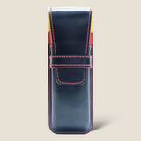 [Gloss cordovan] <br>3 pen case<br>color: navy<br>[Made to order]