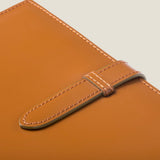 [BOX Calf] <br>16×19.2 notebook cover<br>color: camel