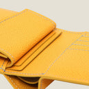 [French calf]<br>International wallet<br>color: Yellow