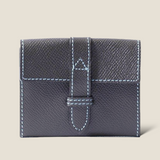 [French calf] <br>belt coin case<br>color: dark brown<br>[Made to order]