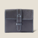 [French calf] <br>Belt coin case<br>color: Dark brown<br>[Made to order]