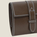 [French calf] <br>Belt coin case<br>color: Dark brown<br>[Made to order]