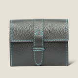 [French calf] <br>belt coin case<br>color: navy<br>[Made to order]