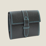 [French calf] <br>belt coin case<br>color: navy<br>[Made to order]