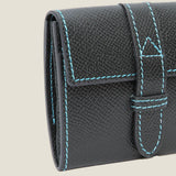 [French calf] <br>belt coin case<br>color: navy<br>[Made to order]