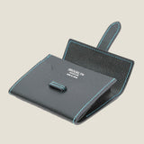 [French calf] <br>belt coin case<br>color: navy<br>[Made to order]