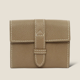 [French calf] <br>belt coin case<br>color: taupe<br>[Made to order]