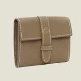 [French calf] <br>belt coin case<br>color: taupe<br>[Made to order]