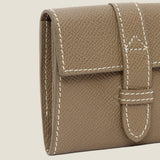 [French calf] <br>belt coin case<br>color: taupe<br>[Made to order]