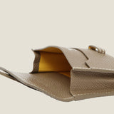 [French calf] <br>belt coin case<br>color: taupe<br>[Made to order]
