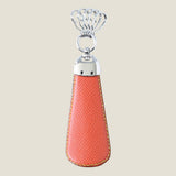 [French calf] <br>shoehorn<br>color: orange