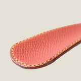 [French calf] <br>shoehorn<br>color: orange