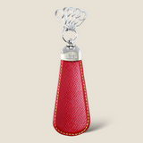 [French calf] <br>shoehorn<br>color: red