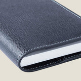 [French calf] <br>pocket size notebook cover<br>color: black<br>[Made to order]