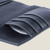 [French calf] <br>pocket size notebook cover<br>color: black<br>[Made to order]