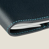 [French calf] <br>pocket size notebook cover<br>color: navy