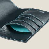 [French calf] <br>pocket size notebook cover<br>color: navy
