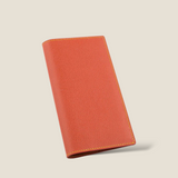 [French calf] <br>pocket size notebook cover<br>color: orange<br>[Made to order]