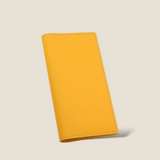 [French calf] <br>pocket size notebook cover<br>color: yellow<br>[Made to order]