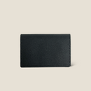 [French calf] <br>Through gachi card case<br>color: Black