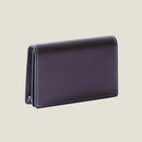 [French calf] <br>Through gachi card case<br>color: Dark brown