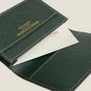 [French calf] <br>Through gachi card case<br>Color: Dark green [Scheduled to arrive in late December]