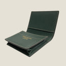 [French calf] <br>Through gachi card case<br>Color: Dark green [Scheduled to arrive in late December]