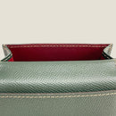 [French calf] <br>Through gachi card case<br>Color: Dark green [Scheduled to arrive in late December]