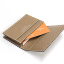 [French calf] <br>Through gachi card case<br>color: Tope