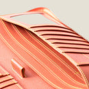 [French calf] <br>Passport case <br>color: Orange